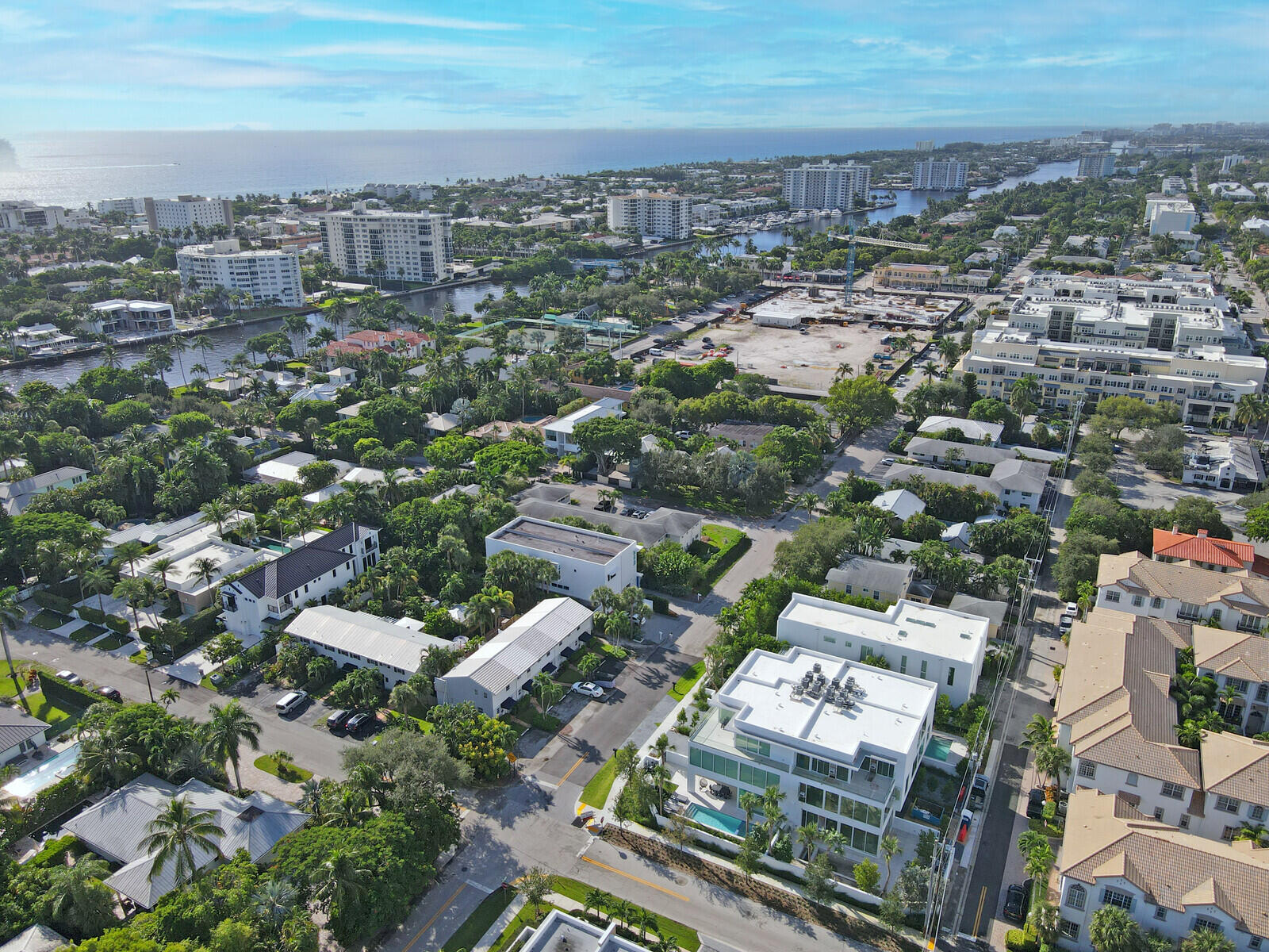 200 Northeast 7th Avenue, Unit 3 Delray Beach, FL 33483 - Photo 55 of 71 an aerial view of a city with lots of residential buildings