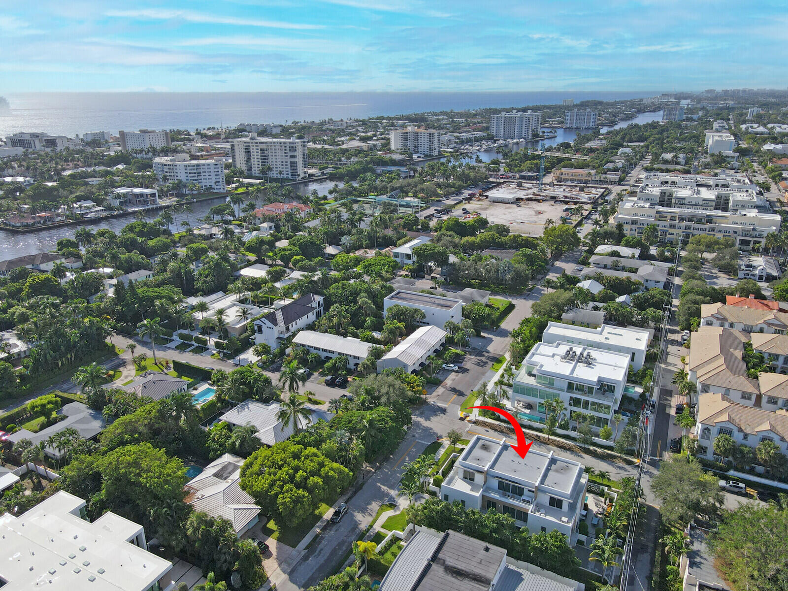 200 Northeast 7th Avenue, Unit 3 Delray Beach, FL 33483 - Photo 56 of 71 an aerial view of a city with lots of residential buildings