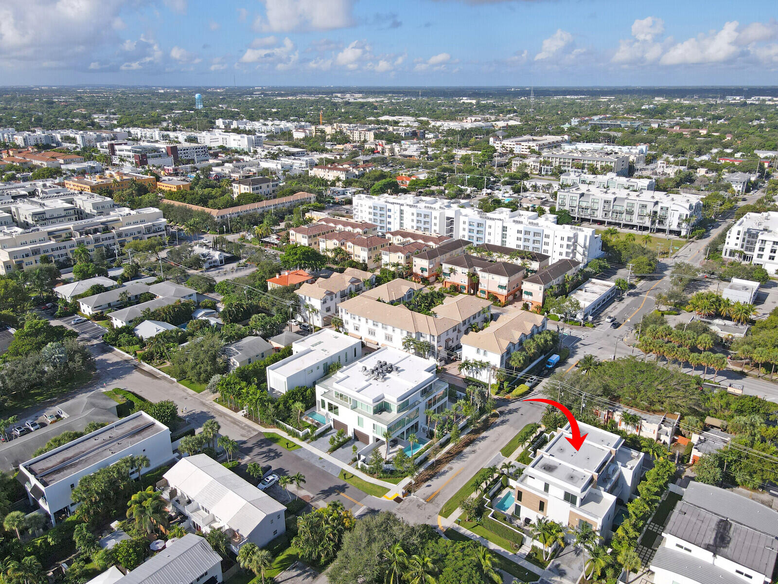 200 Northeast 7th Avenue, Unit 3 Delray Beach, FL 33483 - Photo 66 of 71 an aerial view of residential houses with outdoor space
