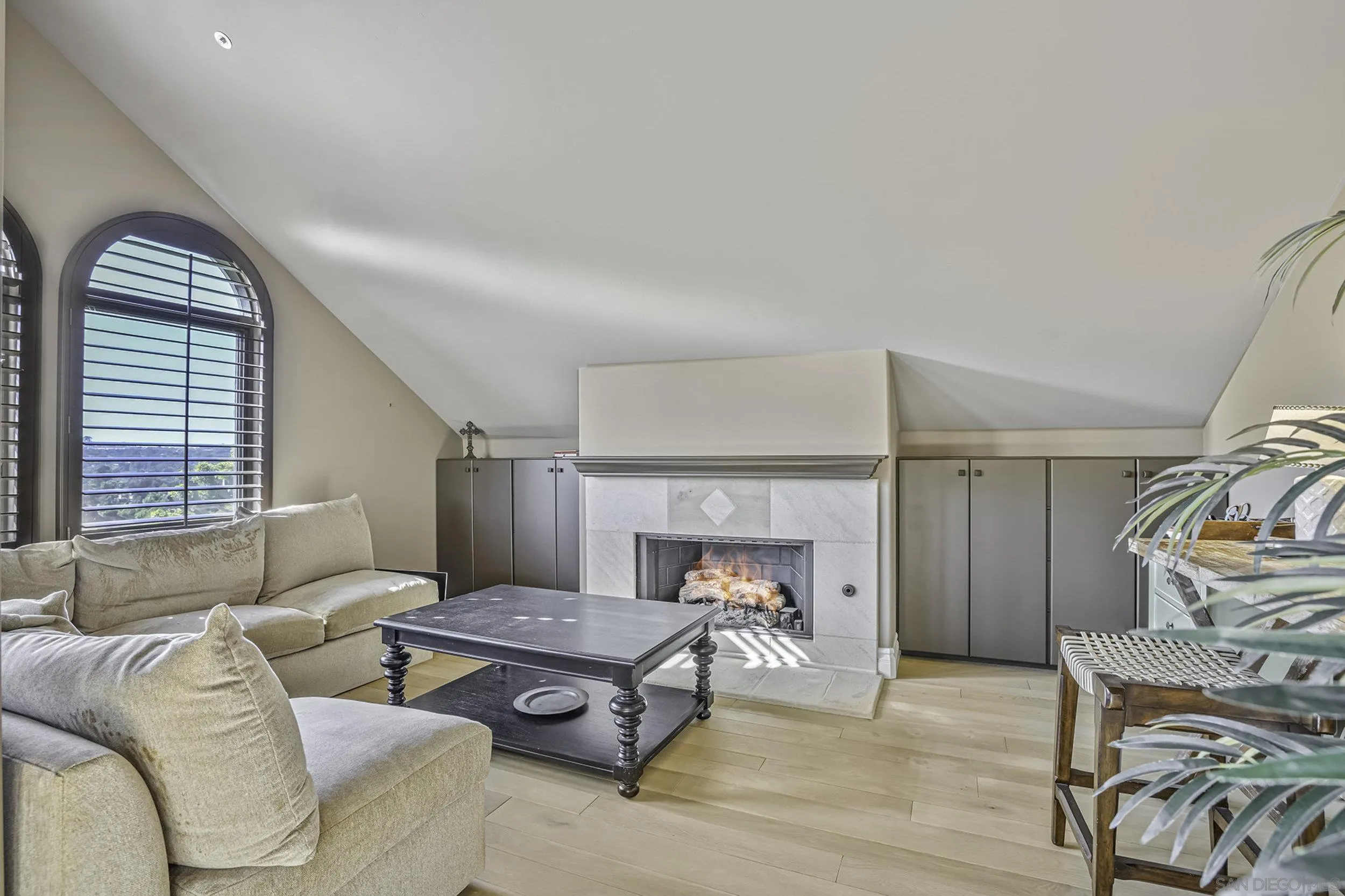 5305 La Crescenta Road Rancho Santa Fe, CA 92067 - Photo 43 of 63 Primary suite has a private balcony off of it and 2 sitting areas, * fire digitally enhanced