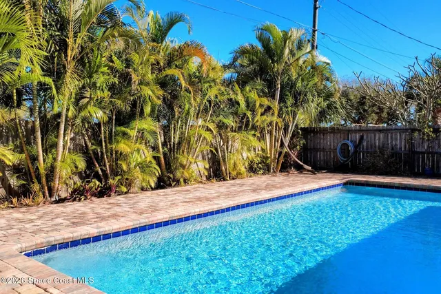 a view of swimming pool with an outdoor space
