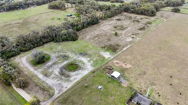 a view of a wooden bridge