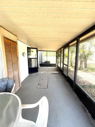 a big yard with lots of green space