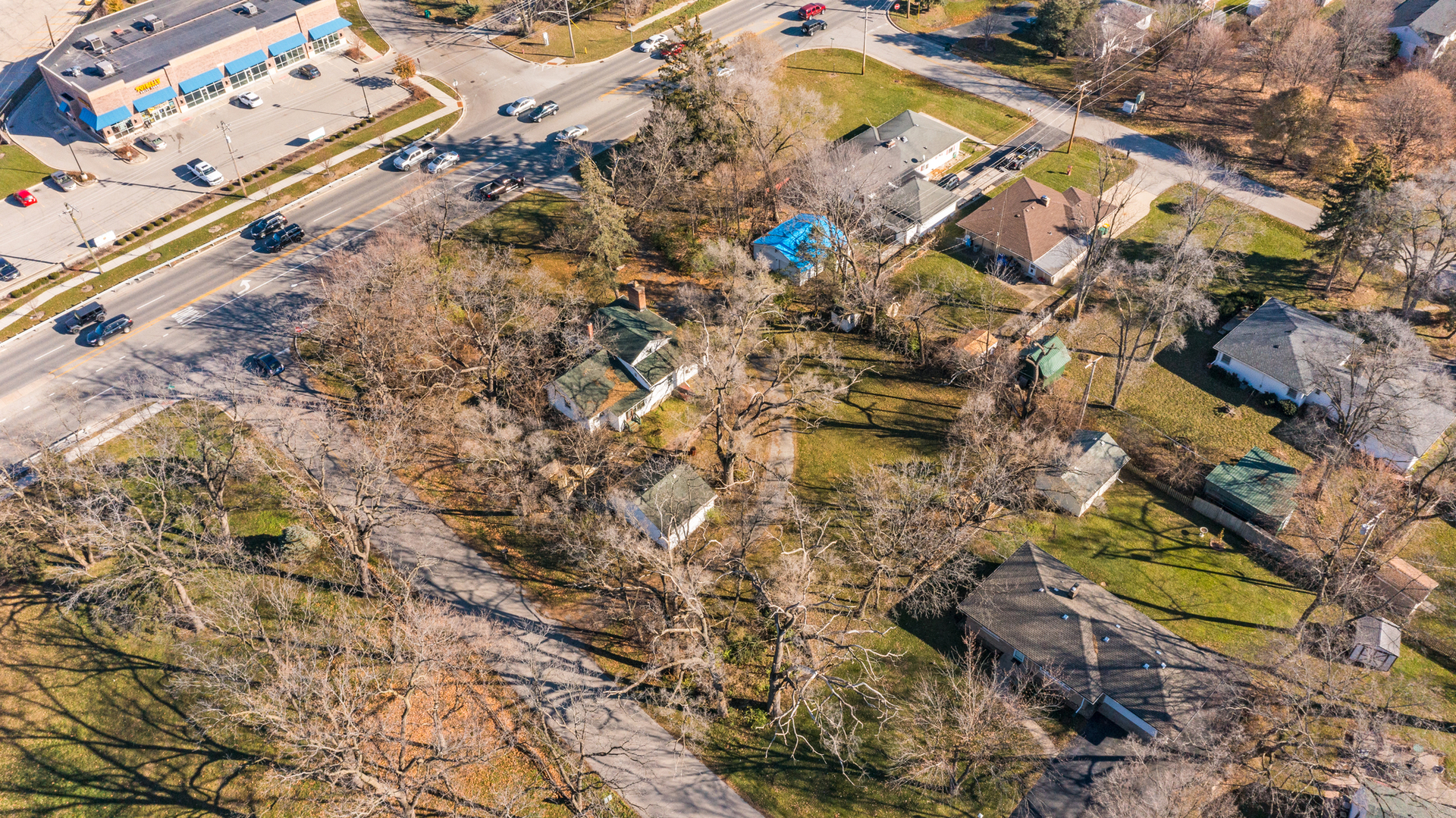 2576 Plainfield Road Joliet, IL 60435 - Photo 12 of 13 a aerial view of a house with a yard