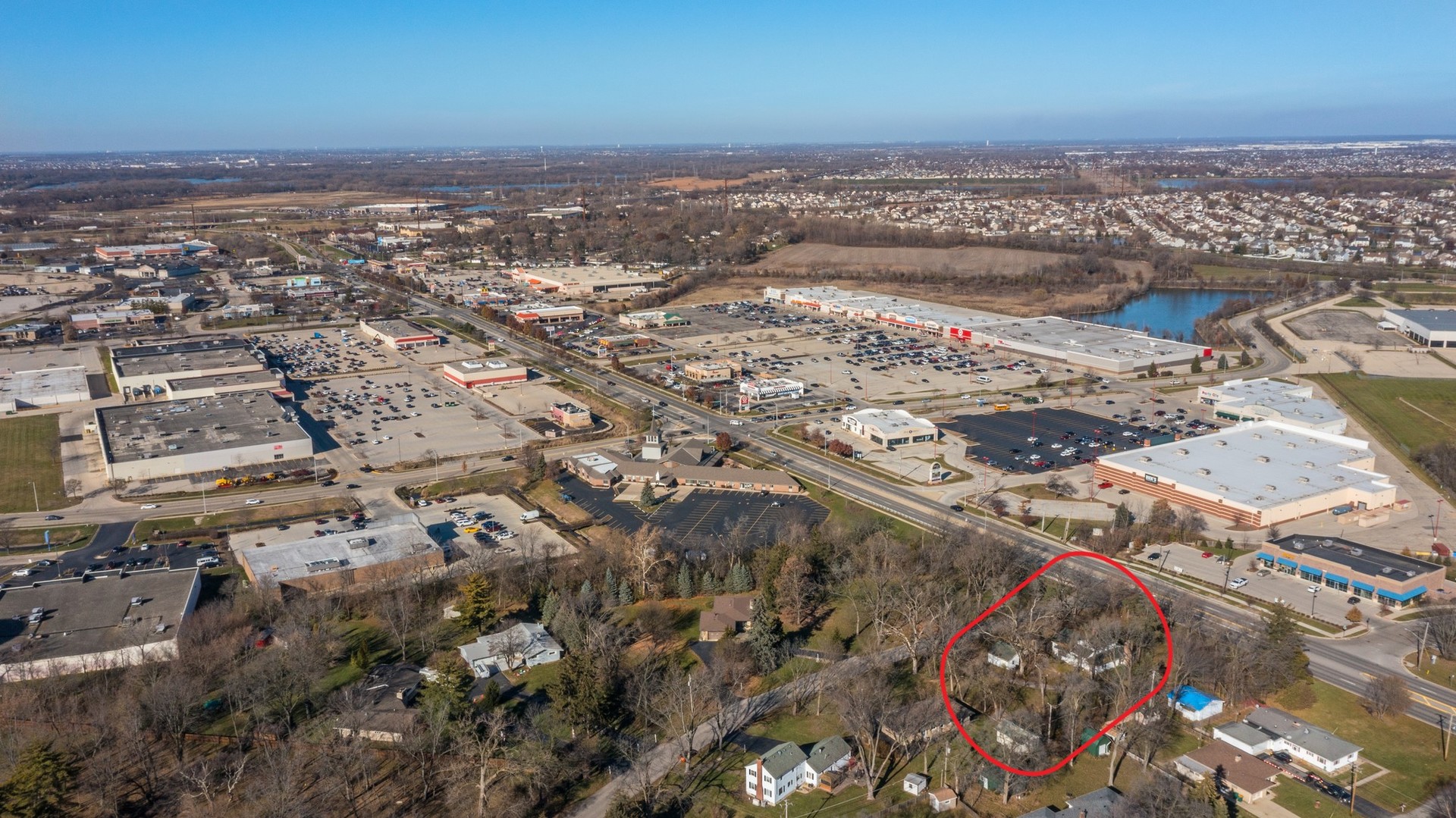 2576 Plainfield Road Joliet, IL 60435 - Photo 6 of 13 an aerial view of a city with ocean view