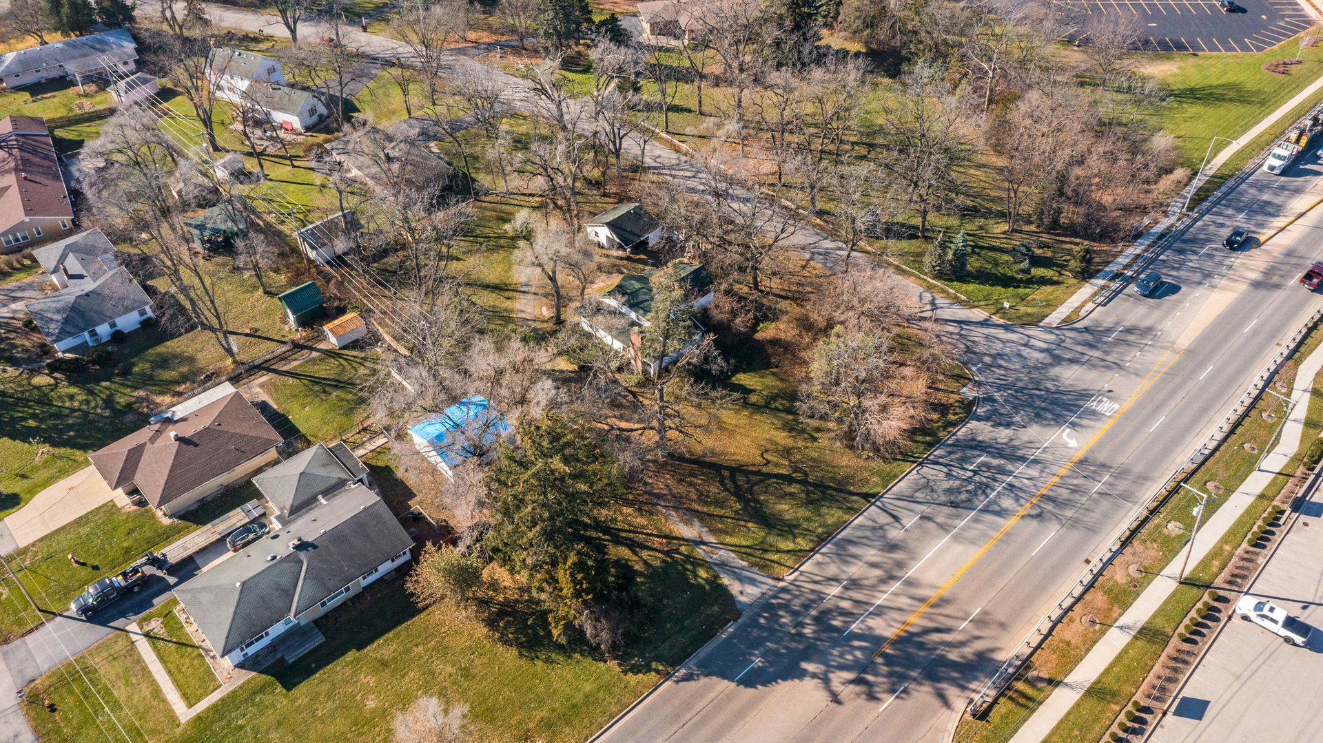 2576 Plainfield Road Joliet, IL 60435 - Photo 10 of 13 a aerial view of house with yard