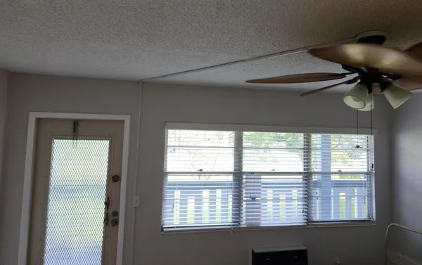 a view of empty room