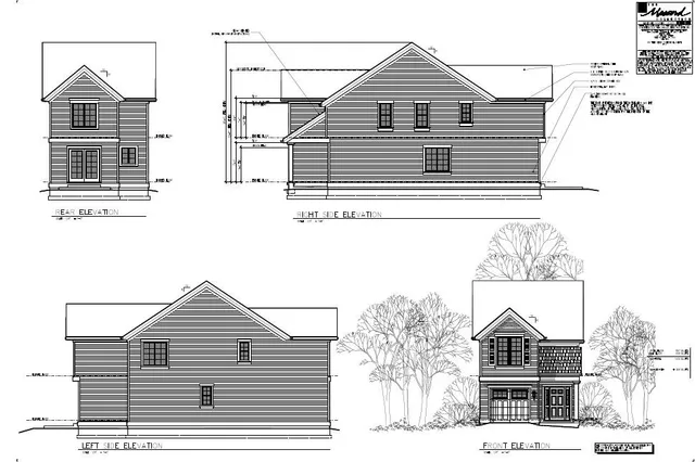 a view of a house with a balcony