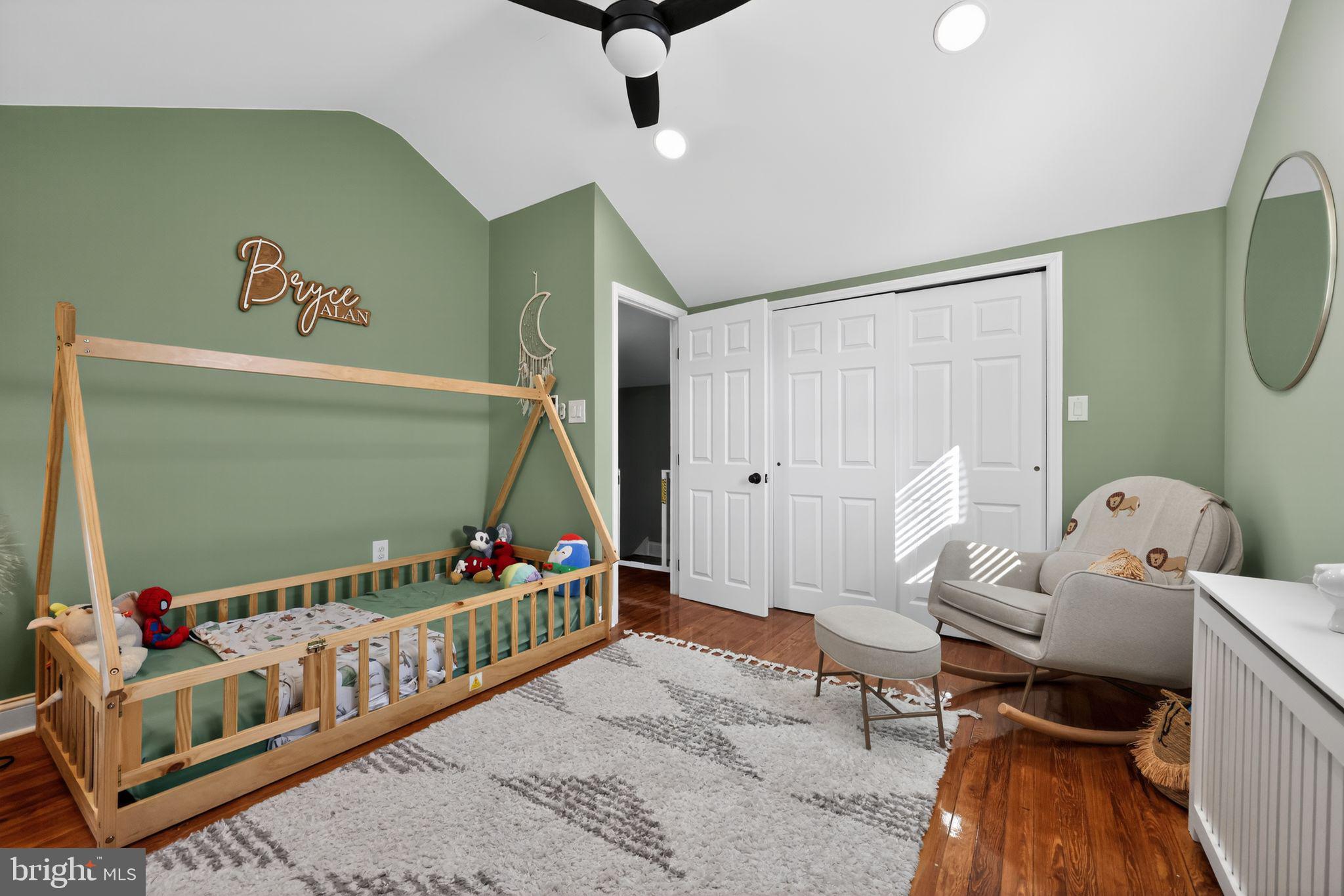 801 Chandler Street Philadelphia, PA 19111 - Photo 19 of 30 a bedroom with furniture and a baby crib