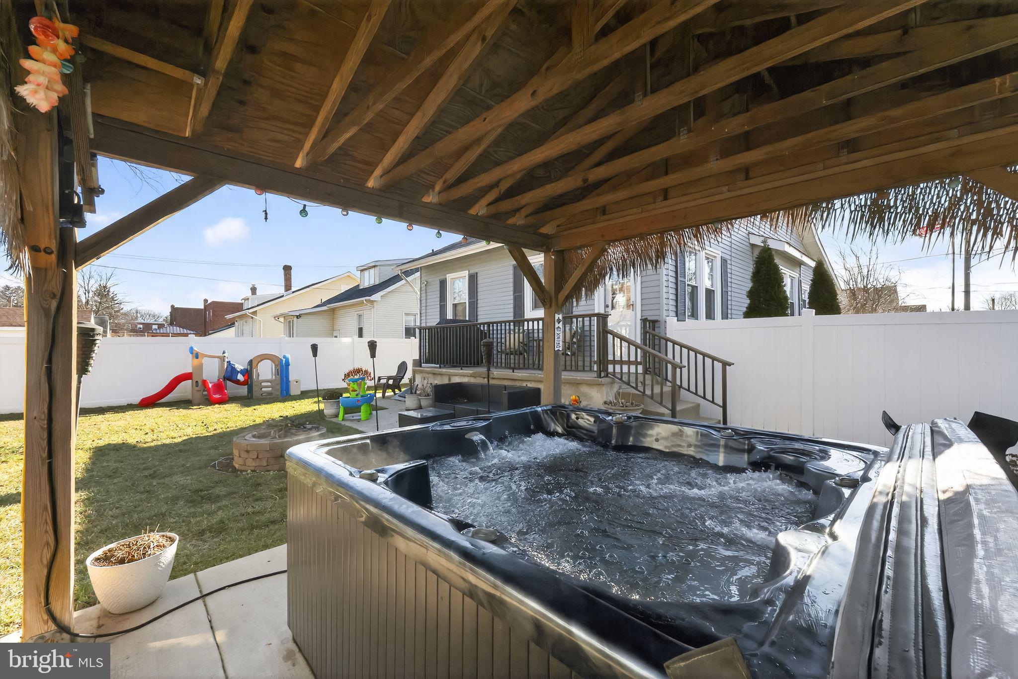 801 Chandler Street Philadelphia, PA 19111 - Photo 27 of 30 a view of a backyard with sitting area