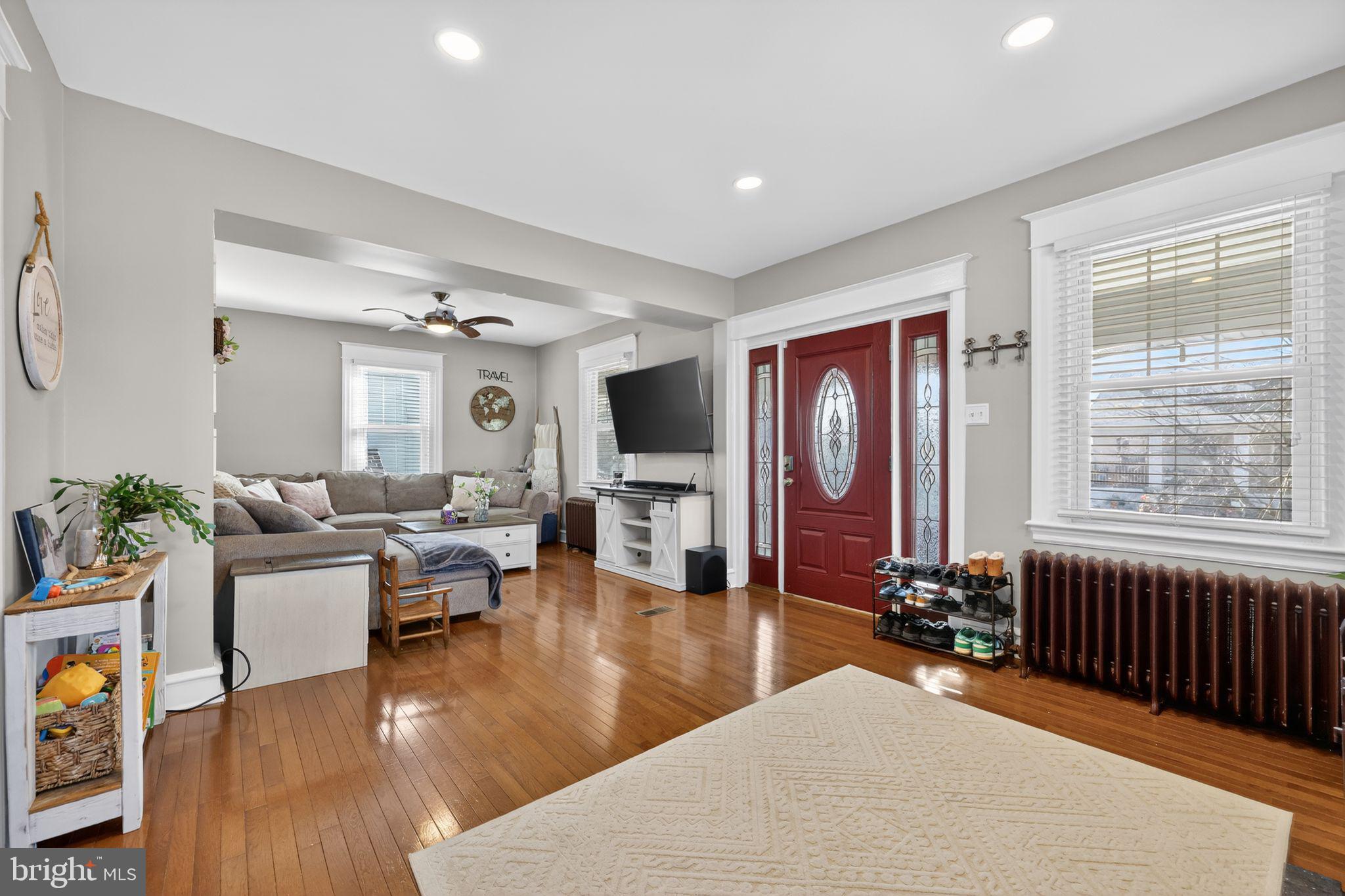 801 Chandler Street Philadelphia, PA 19111 - Photo 6 of 30 a living room with furniture window and wooden floor