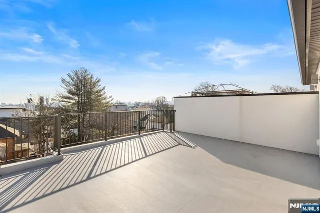 a view of balcony with city view
