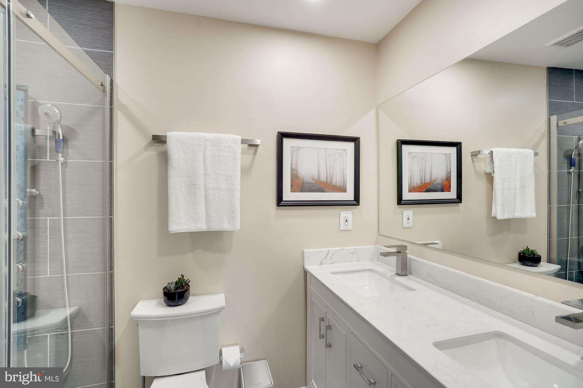 8014 Sleepy View Lane Springfield, VA 22153 - Photo 20 of 35 Luxury Master Bathroom featuring spa shower.