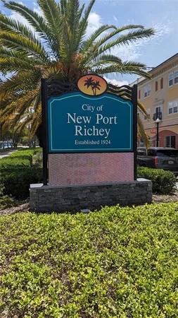 a view of a sign board