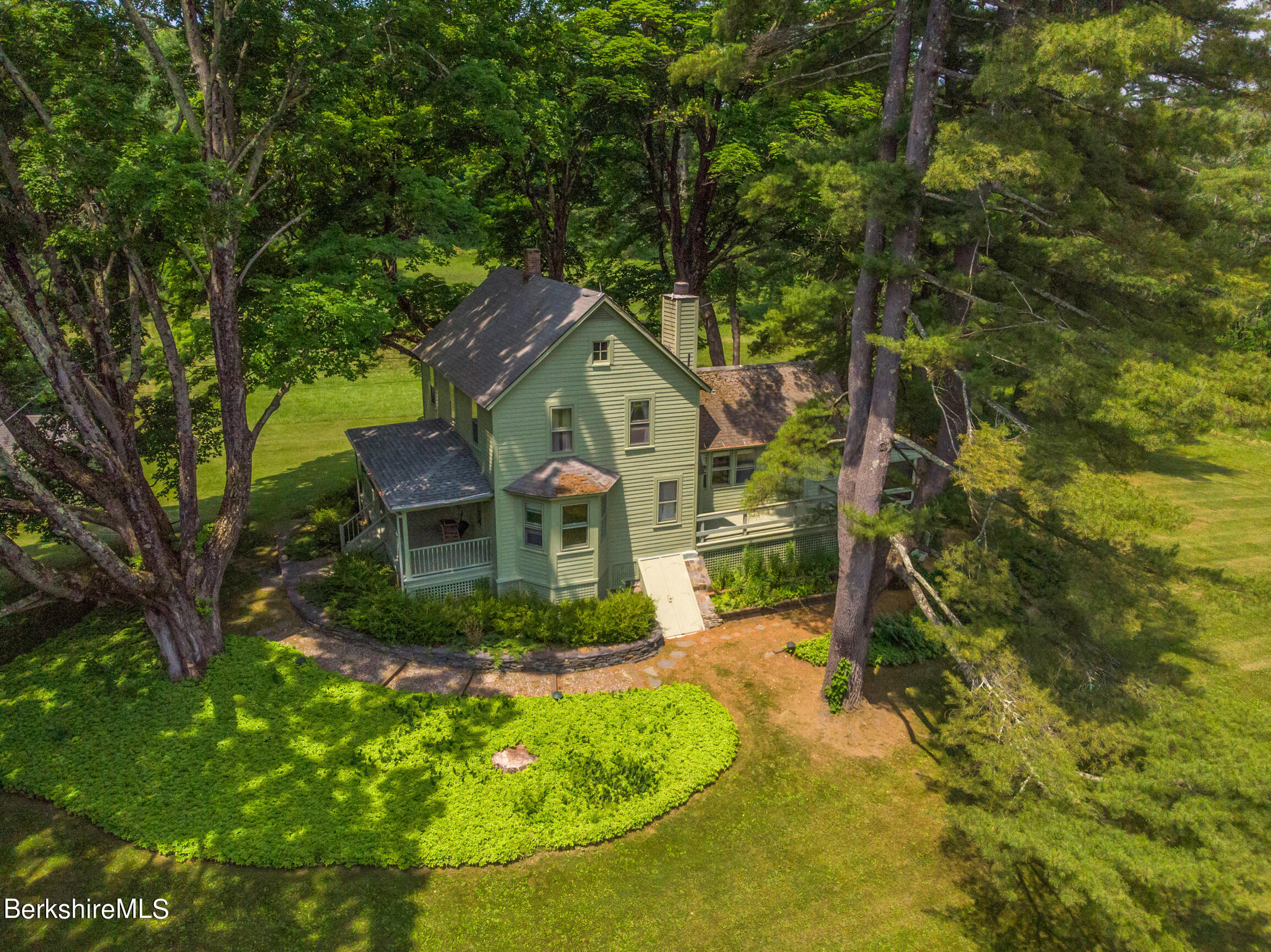 424 Cooper Hill Road Sheffield, MA 01257 - Photo 33 of 45 Overview of Rear of Home