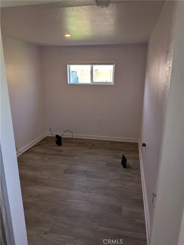 a view of a livingroom with a window