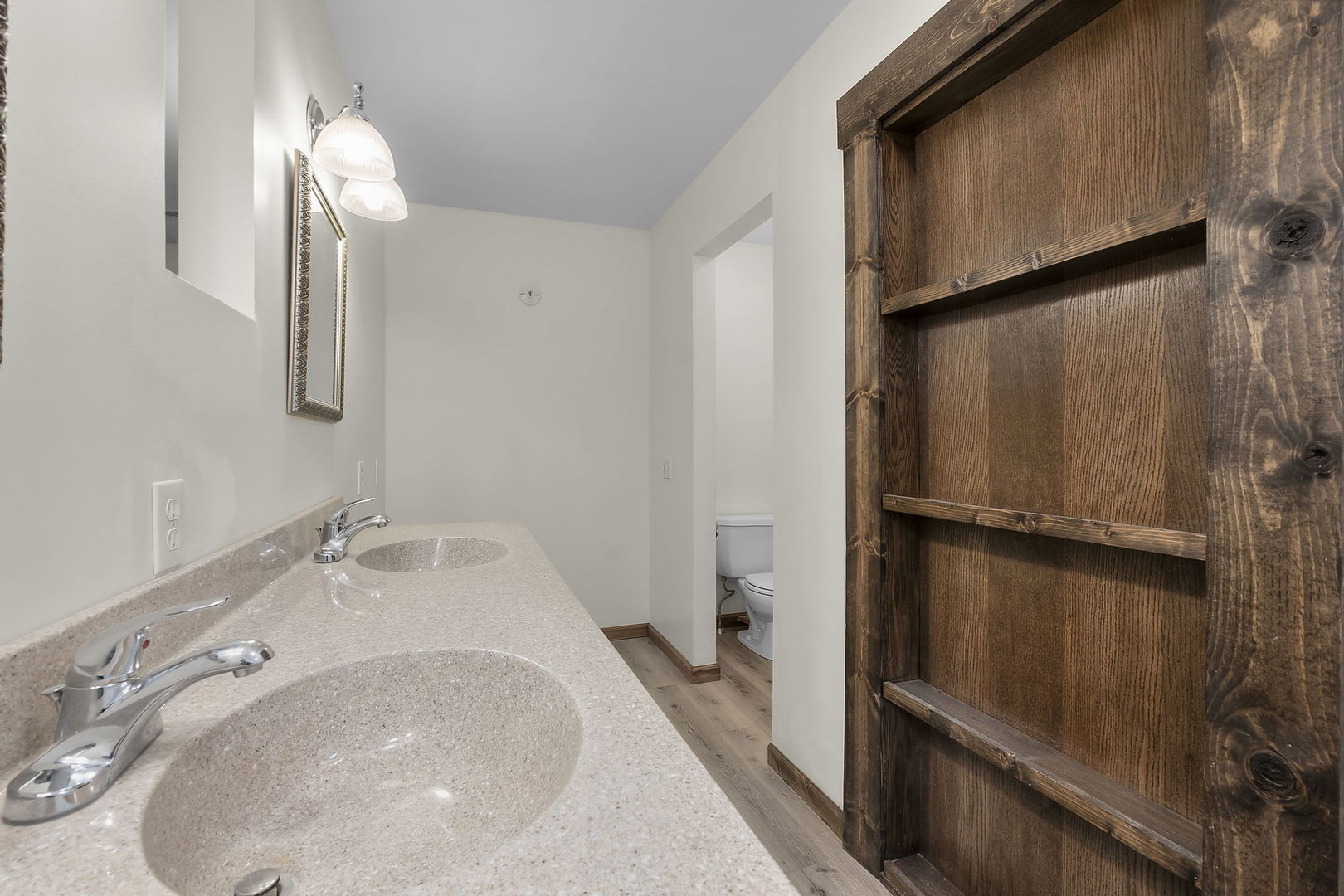 7198 Omega Road Kinmundy, IL 62854 - Photo 40 of 95 a bathroom with a sink and mirror