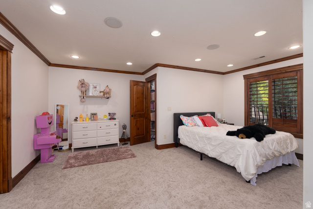 687 South 2080th Street East Springville, UT 84663 - Photo 49 of 149 Spacious room with white walls and light-colored carpet flooring