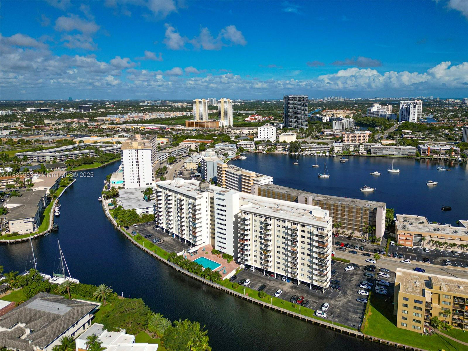 401 Golden Isles Drive, Unit 908 Hallandale Beach, FL 33009 - Photo 17 of 23 a city view