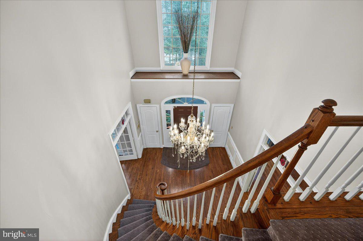 6612 Colchester Road Clifton, VA 20124 - Photo 30 of 93 Dramatic curved staircase