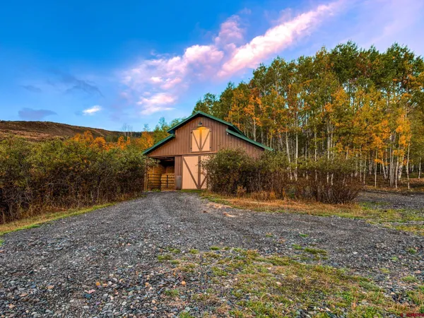 a view of an outdoor space and mountain view