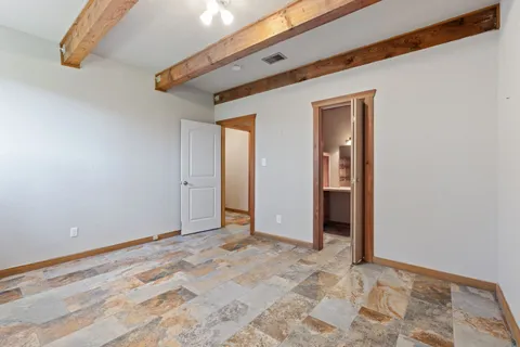 a view of a living room with a chandelier