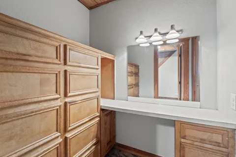 a view of front door of house