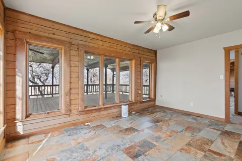 a view of a building with an outdoor space