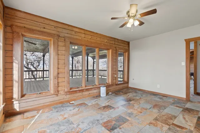 a view of a building with an outdoor space