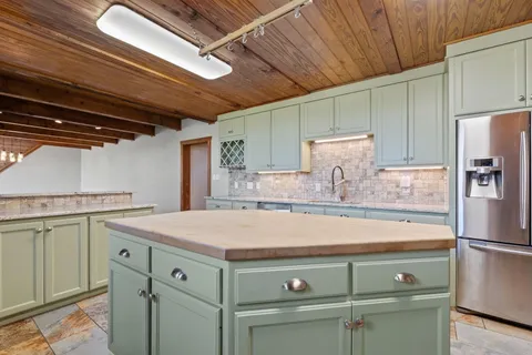 a view of a window with a chandelier