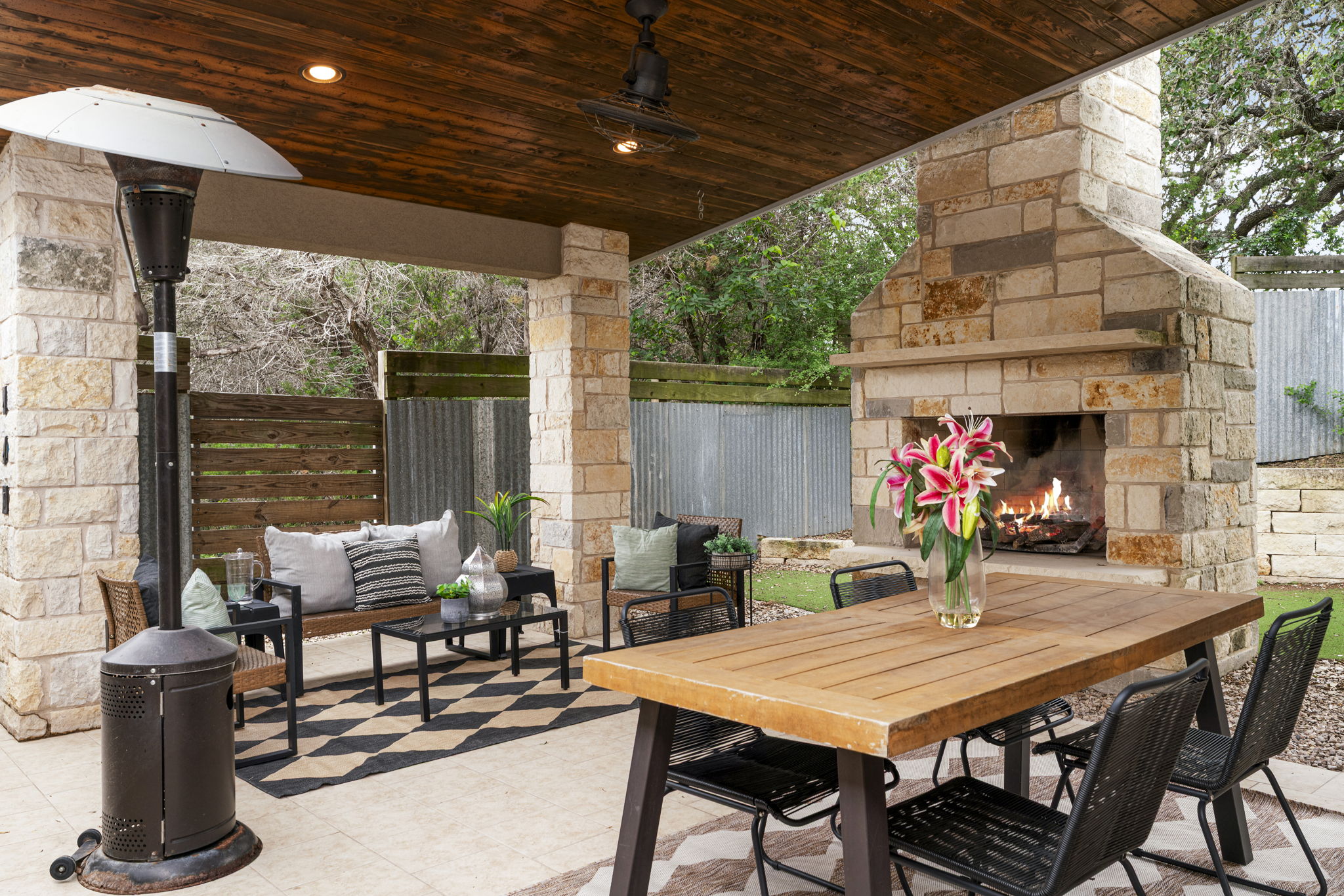 1129 Cedar Pass Road Driftwood, TX 78619 - Photo 28 of 40 This covered patio is so inviting.