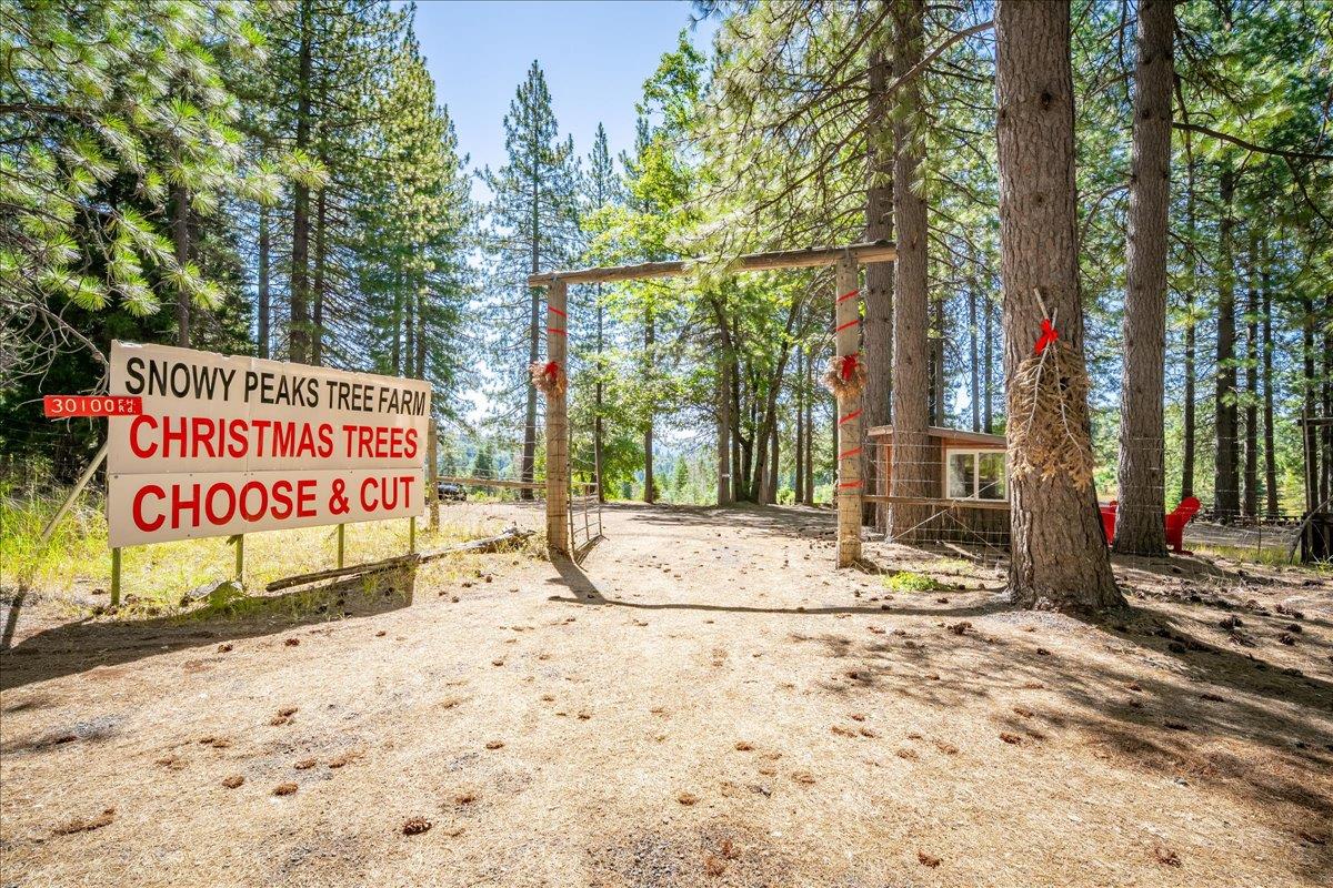 a sign on the side of the road