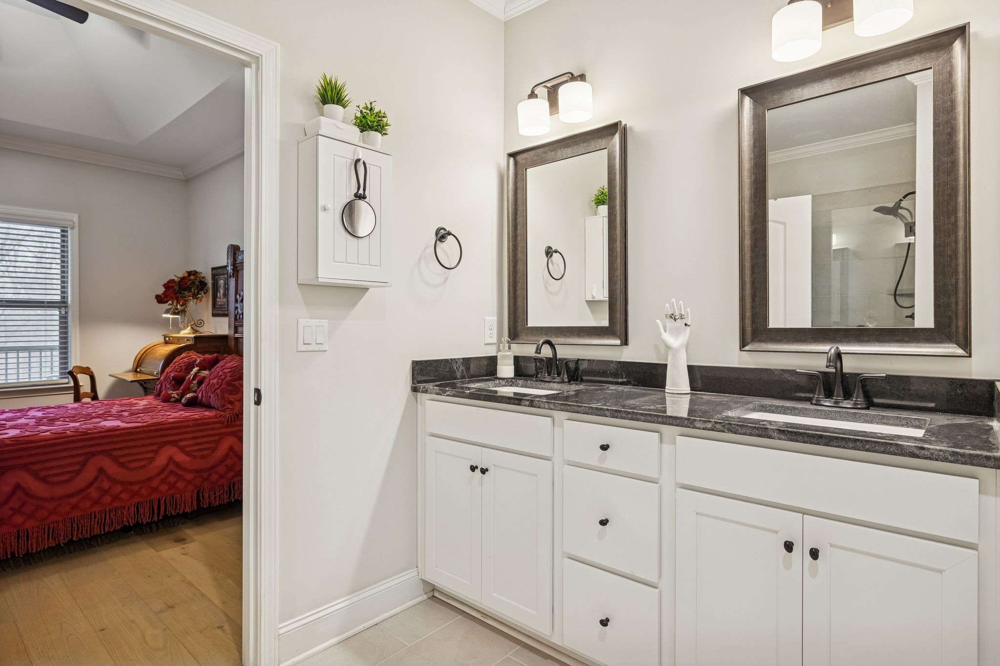 892 Meadow Crest Way Lebanon, TN 37090 - Photo 25 of 47 a en suite bathroom with double sink and a mirror