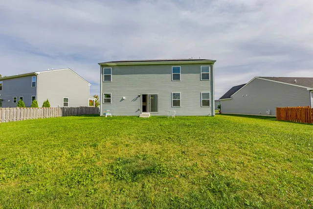 a house view with a outdoor space