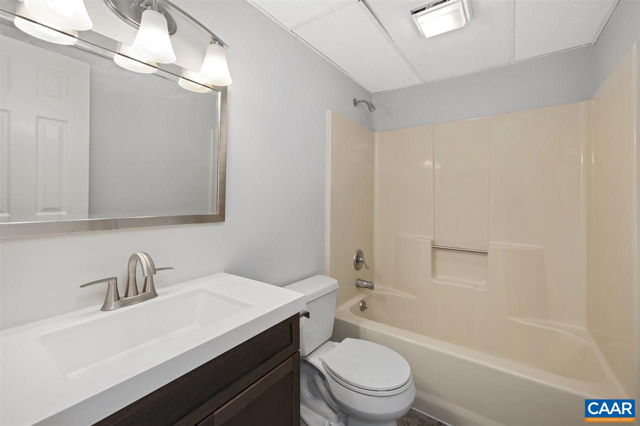 949 Chapman Road Stanardsville, VA 22973 - Photo 23 of 41 a bathroom with a sink a toilet a mirror and shower
