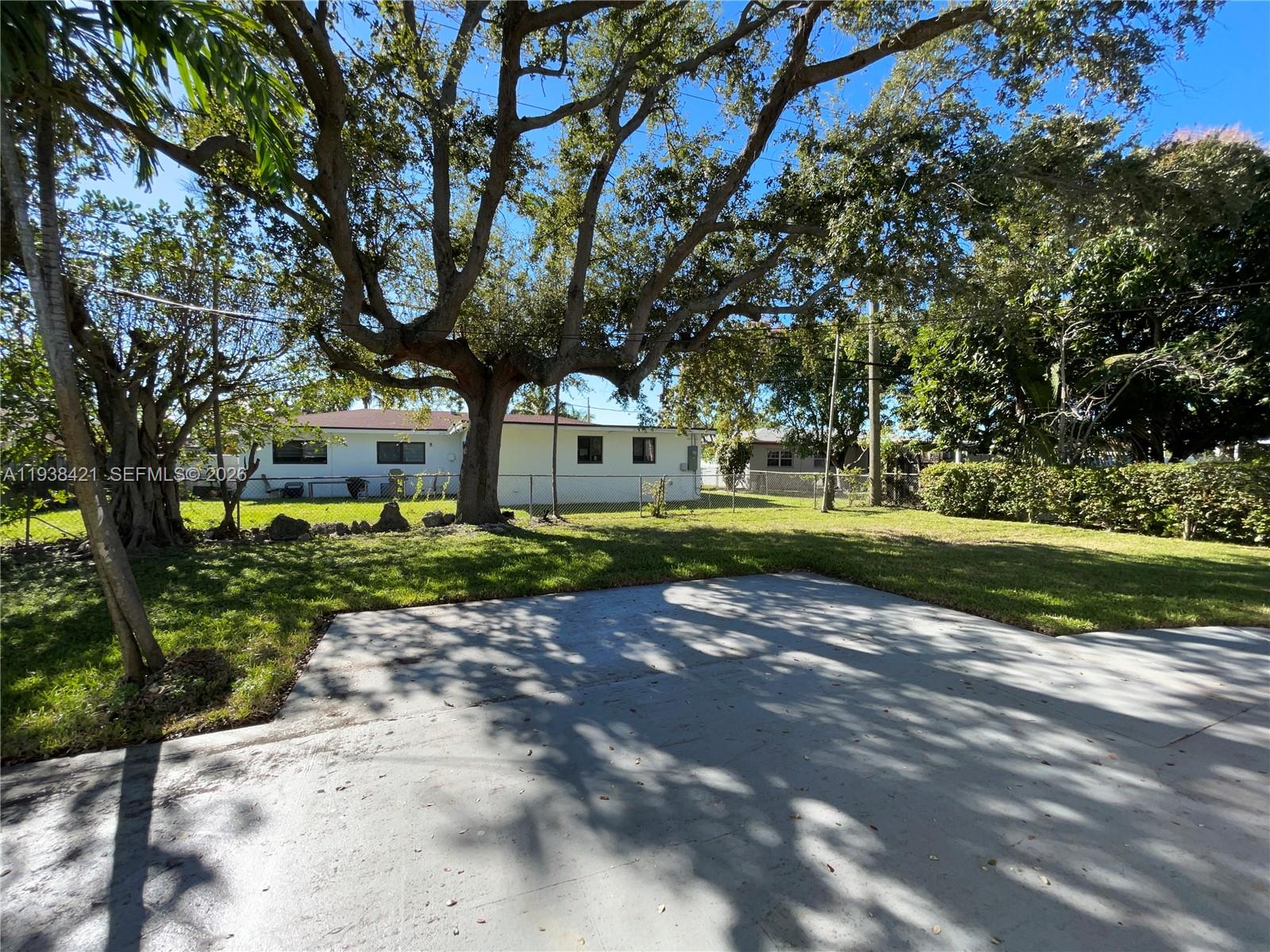 740 Northeast 181st Street Miami, FL 33162 - Photo 19 of 19 Back Yard with Concrete Slab