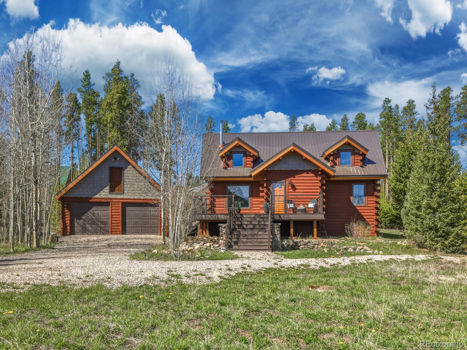 341 Anderson Road Walden, CO 80480 - Photo 46 of 50 a front view of a house with garden