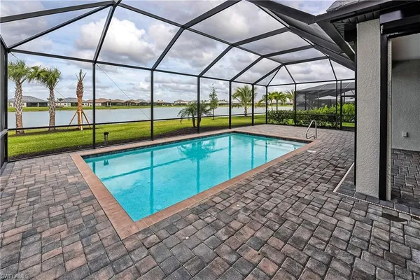 a view of a backyard of a house