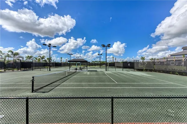 a view of a tennis court