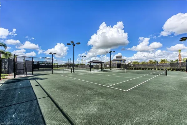 a view of a tennis court