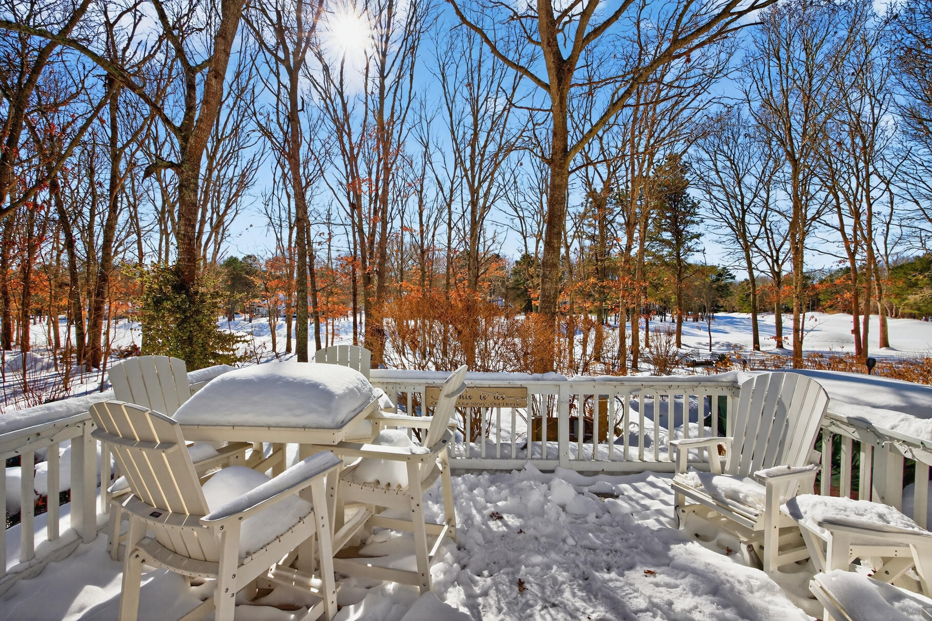 48 Holly Ridge Drive Sandwich, MA 02563 - Photo 36 of 48 a view of a patio with iron fence
