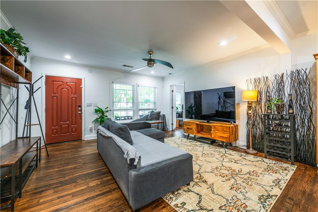1760 Rogers Avenue Southwest Atlanta, GA 30310 - Photo 6 of 57 a large living room with stainless steel appliances furniture