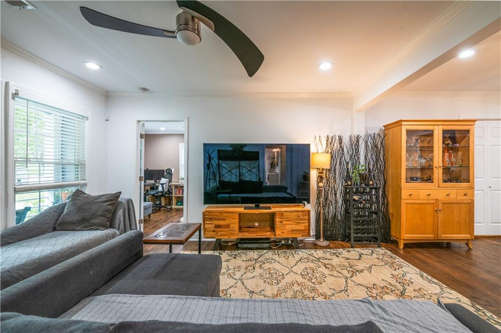1760 Rogers Avenue Southwest Atlanta, GA 30310 - Photo 8 of 57 a living room with furniture and a flat screen tv