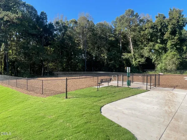 a view of yard with green space