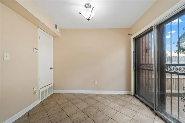 a view of an empty room