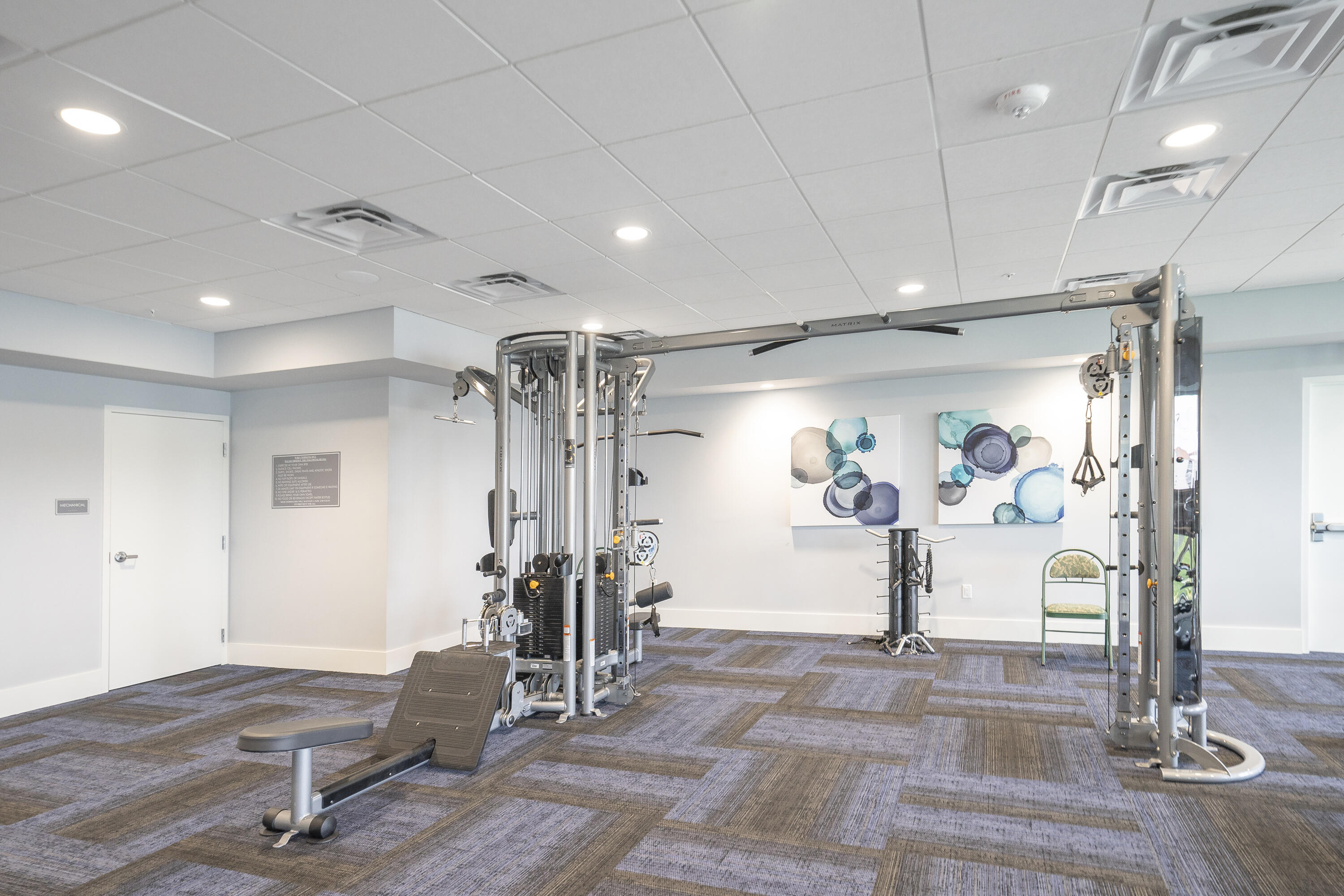 6065 Sunny Manor Court Delray Beach, FL 33484 - Photo 42 of 58 a view of a room with gym equipment