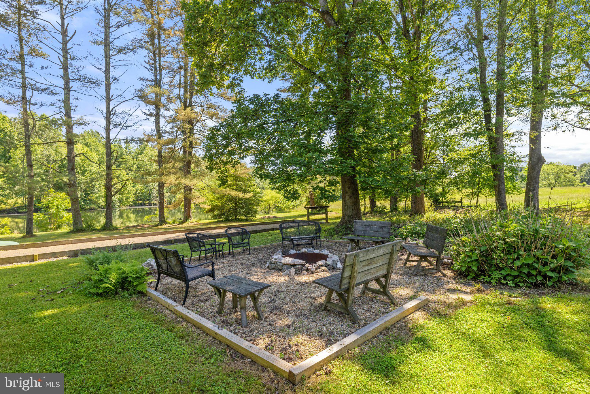 574 View Town Road Amissville, VA 20106 - Photo 28 of 99 Summer nights by the fire pit