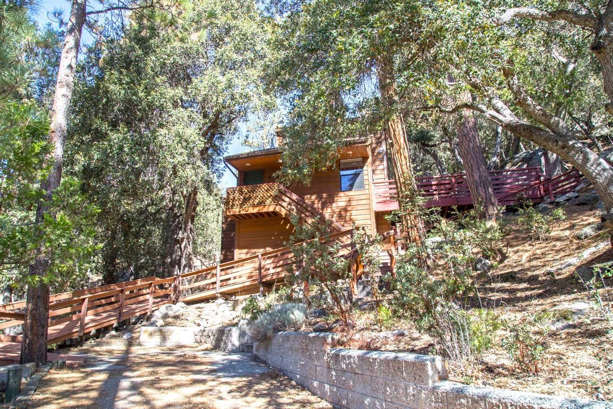 26540 Saunders Meadow Road Idyllwild, CA 92549 - Photo 2 of 34 a view of a pathway with a tree