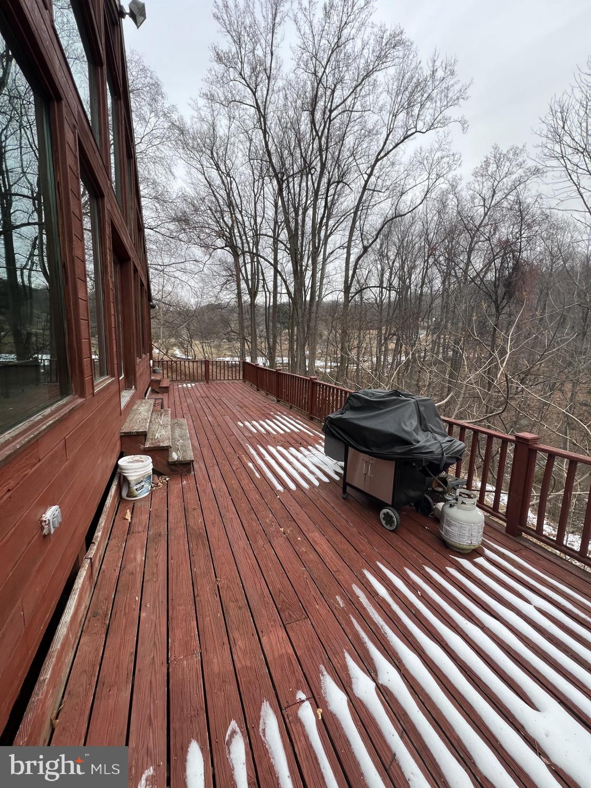 511 Church Lane Road Reading, PA 19606 - Photo 14 of 17 a view of roof deck with wooden floor and outdoor seating