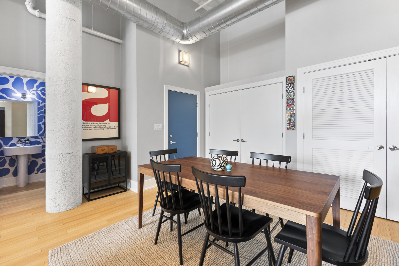 1800 Ridge Avenue, Unit 102 Evanston, IL 60201 - Photo 5 of 26 a view of a dining room with furniture